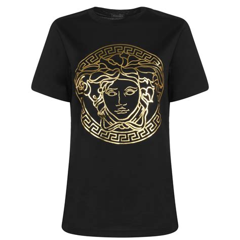 women versace medusa print t-shirt|Versace baroque t shirt.